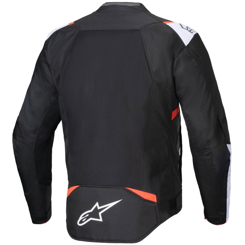 Alpinestars T-SPS Air V2 motorcykeljakke sort-hvid-fluorrød