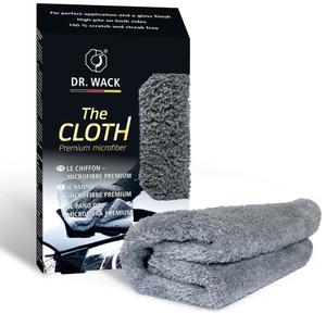 Tyk premium klud til endelig polering Dr. Wack The Cloth grå