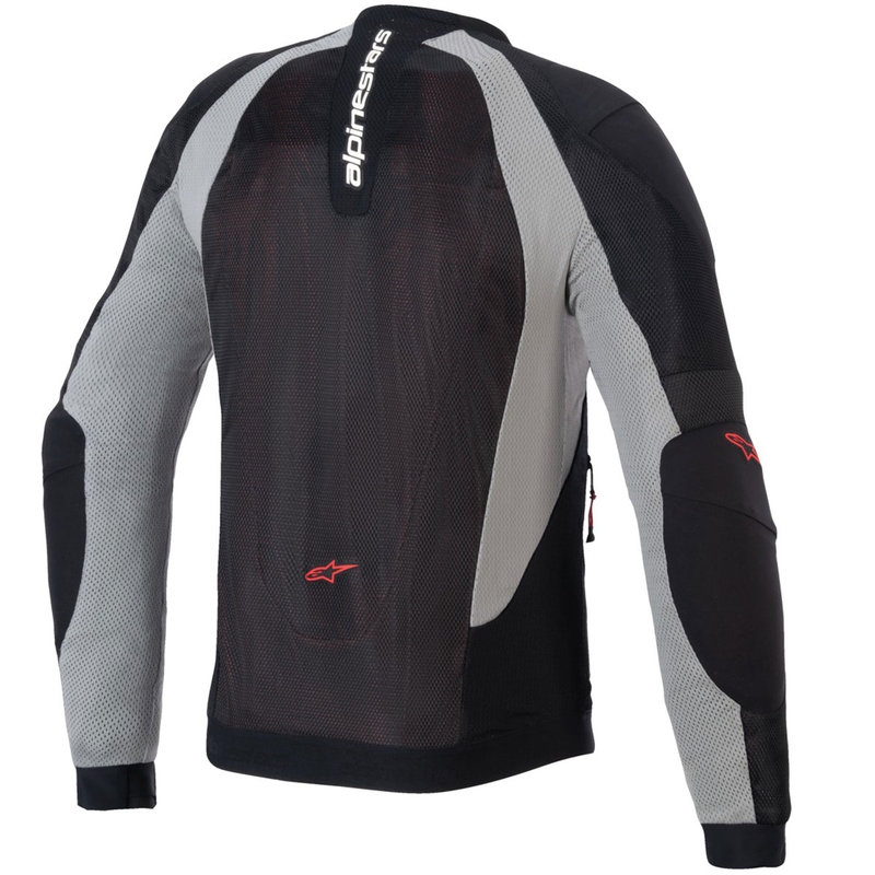 Alpinestars TROOP-AIR motorcykeljakke sort-lys grå-rød