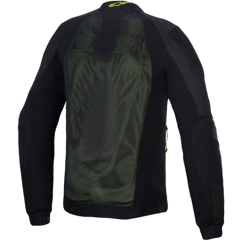 Alpinestars TROOP-AIR motorcykeljakke sort-fluo gul