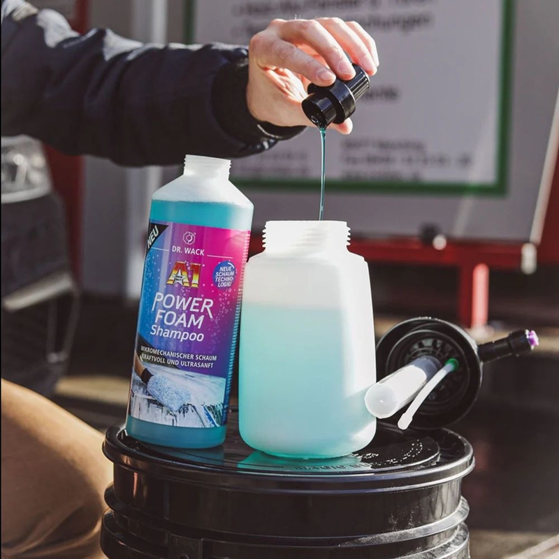 Shampoo med tykt skum og neutral pH Dr. Wack Power Foam Shampoo 1l