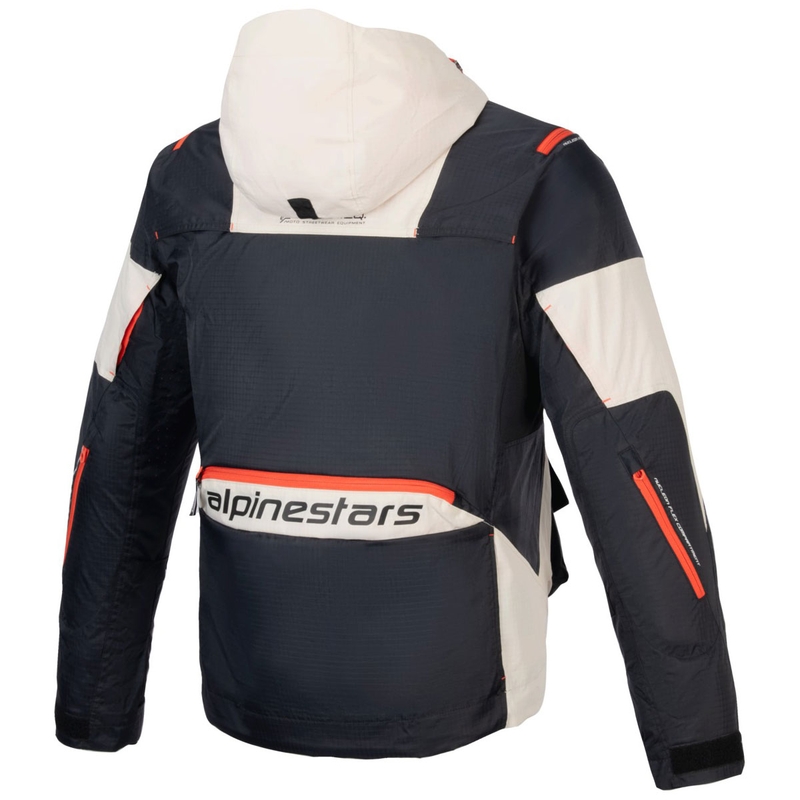 Alpinestars MOGRESS AIR motorcykeljakke sort-mandel-orange