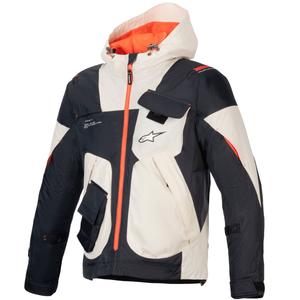 Alpinestars MOGRESS AIR motorcykeljakke sort-mandel-orange