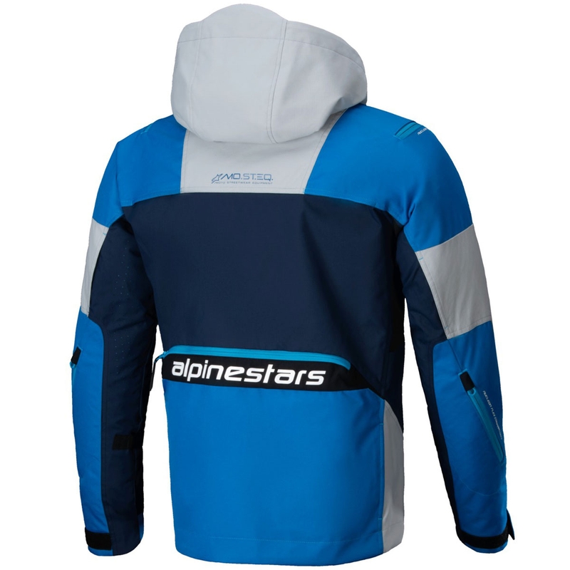 Alpinestars MOGRESS AIR motorcykeljakke blå-mørkeblå-grå