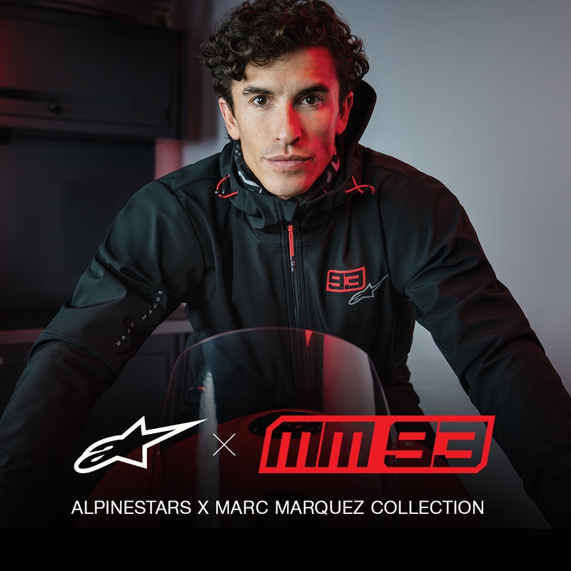 Alpinestars RADIUM TECH HOODIE MM93 motorcykelsweatshirt sort-rød-grå