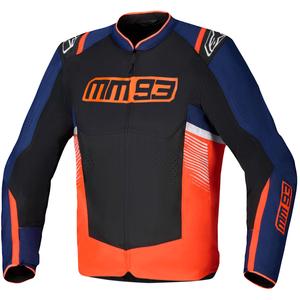Alpinestars T-SPS Air V2 MM93 motorcykeljakke, fluo-kollektion, rød-blå-sort-hvid