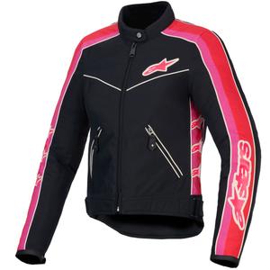 Alpinestars Stella T-Dyno Vandafvisende motorcykeljakke til kvinder Sort-Rød-Pink