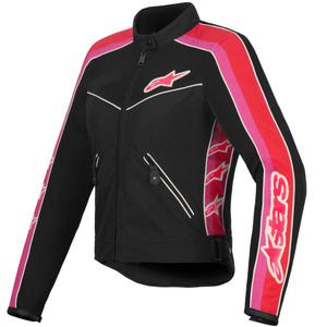 Alpinestars STELLA T-DYNO AIR Motorcykeljakke til kvinder Sort-Rød-Pink-Hvid
