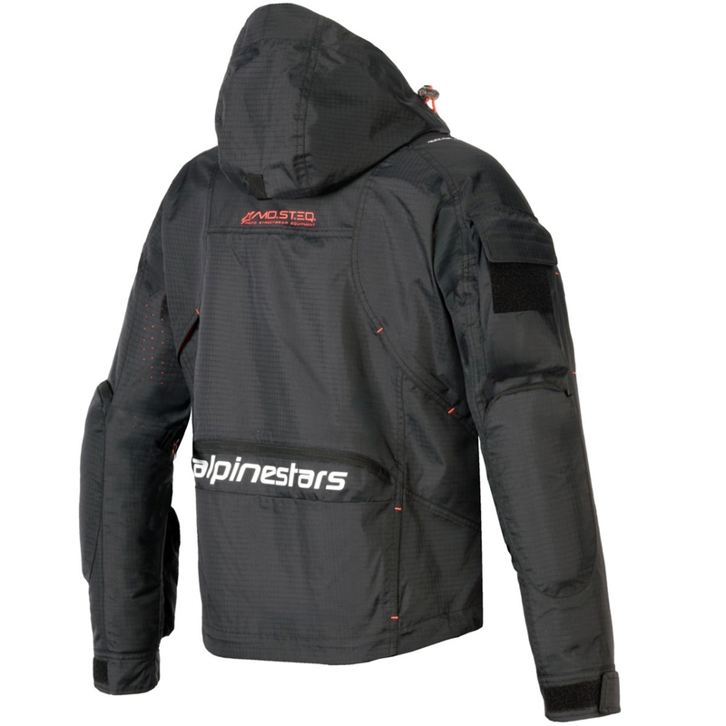 Dame motorcykeljakke Alpinestars MOLLY AIR sort-fluo koral