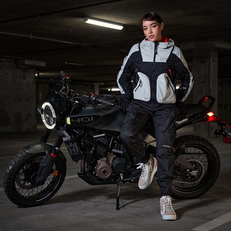 Dame motorcykeljakke Alpinestars MOLLY AIR sort-mandel