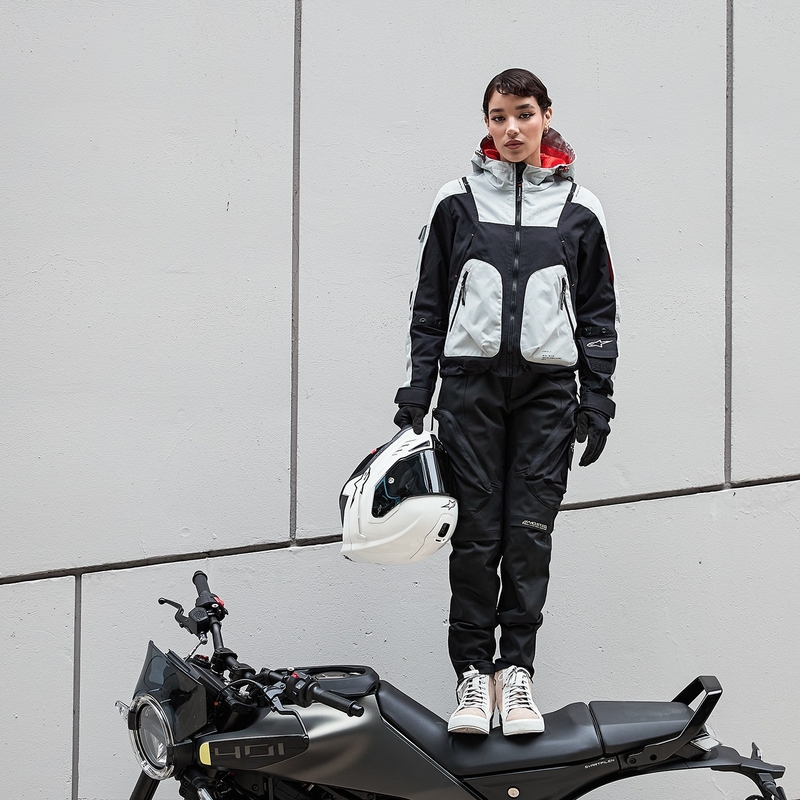 Dame motorcykeljakke Alpinestars MOLLY AIR sort-mandel