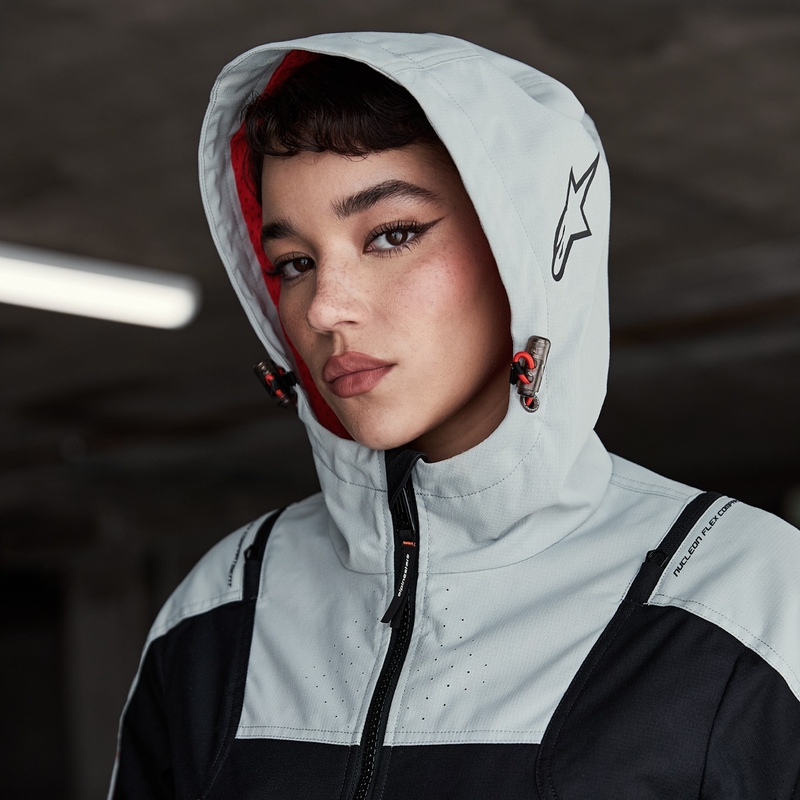 Dame motorcykeljakke Alpinestars MOLLY AIR sort-mandel