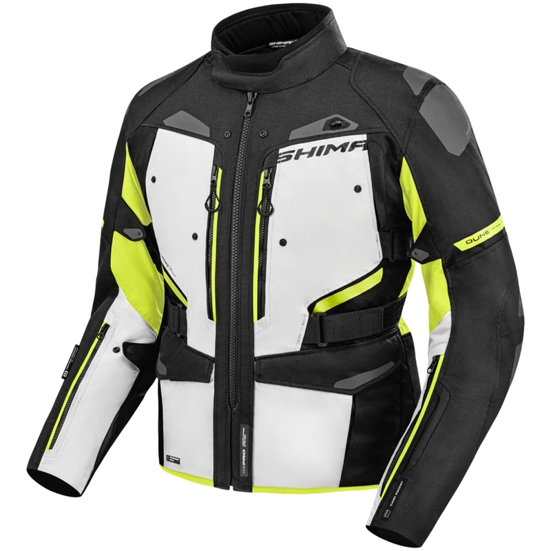 Motorcykeljakke Shima Dune fluogul