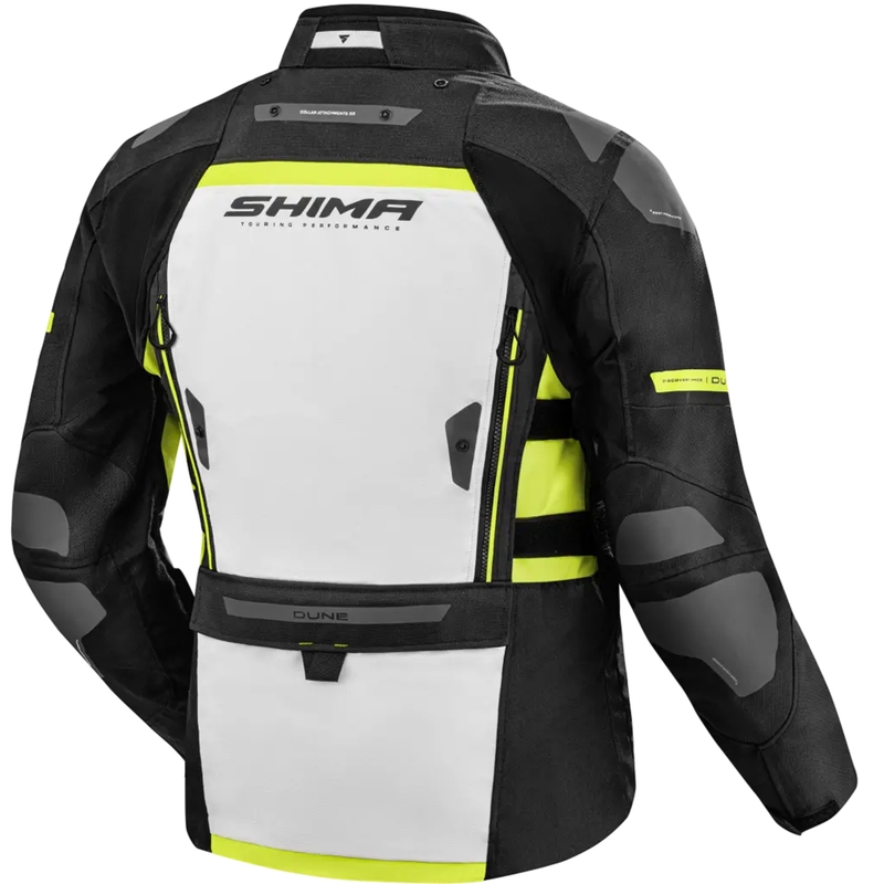Motorcykeljakke Shima Dune fluogul