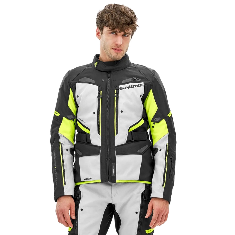 Motorcykeljakke Shima Dune fluogul