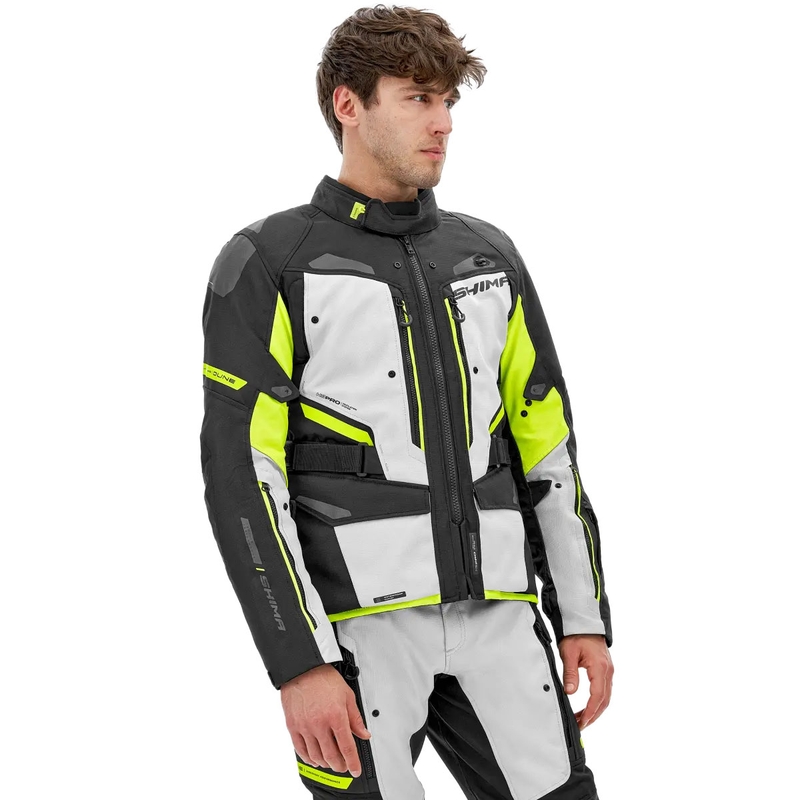 Motorcykeljakke Shima Dune fluogul