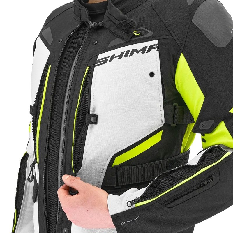 Motorcykeljakke Shima Dune fluogul