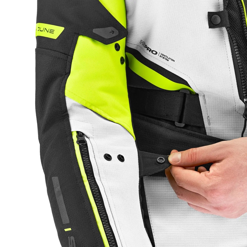 Motorcykeljakke Shima Dune fluogul