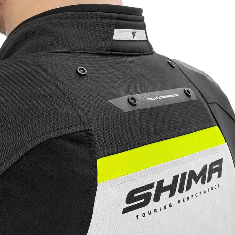 Motorcykeljakke Shima Dune fluogul
