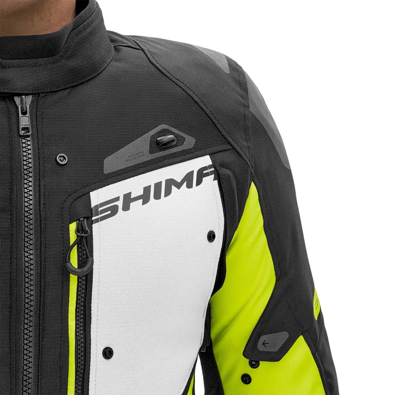 Motorcykeljakke Shima Dune fluogul
