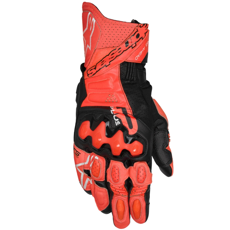 Motorcykelhandsker Alpinestars GP Plus R V3 rød-fluor rød-sort
