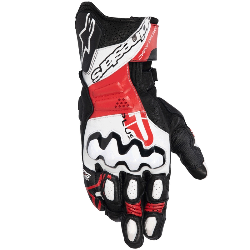 Alpinestars GP Plus R V3 motorcykelhandsker sort-hvid-rød