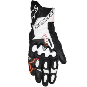 Alpinestars GP Plus R V3 motorcykelhandsker sort-hvid-fluorrød