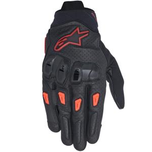 Alpinestars SP X 7 Motorcykelhandsker Sort-Mørk Rød-Rød