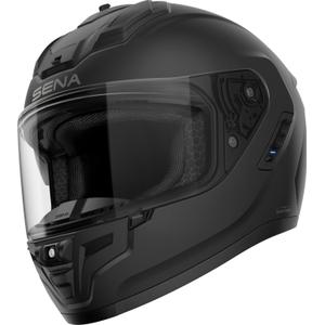 Integreret motorcykelhjelm SENA med Phantom headset sort