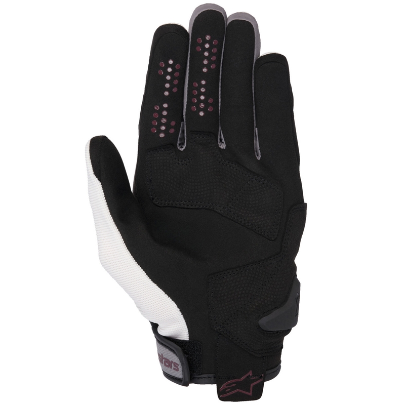 Motorcykelhandsker til kvinder Alpinestars Chrom V2 hvid offwhite-lilla