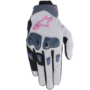Alpinestars STELLA SP X 3 motorcykelhandsker til kvinder grå-mørkegrå-sort-pink