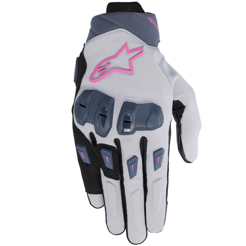 Alpinestars STELLA SP X 3 motorcykelhandsker til kvinder grå-mørkegrå-sort-pink