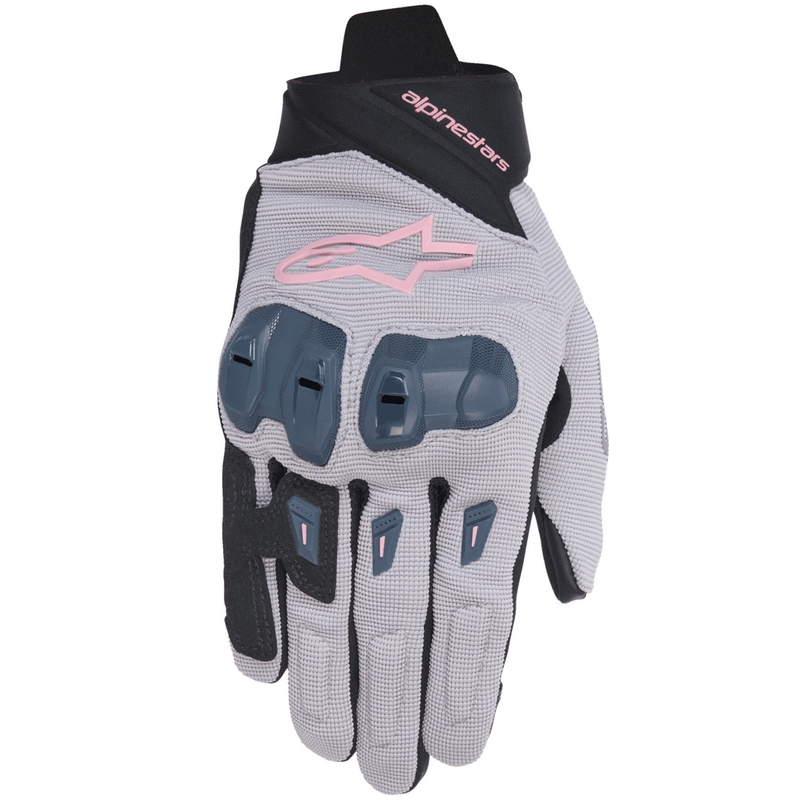 Alpinestars STELLA SP X 1 motorcykelhandsker til kvinder grå-sort-mørk grå-pink