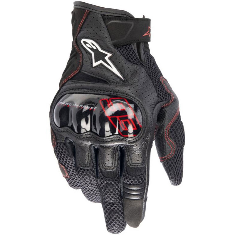 Alpinestars Rio Hondo V2 Air MM93 motorcykelhandsker sort-rød kollektion