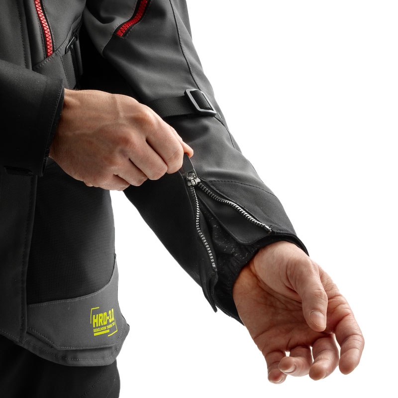 Rebelhorn Hardy 3.0 antracit-grå-gul motorcykeljakke