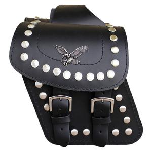 Læder motorcykeltasker RSA S185B sort