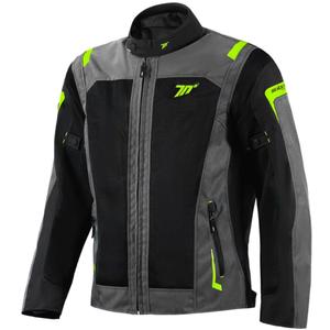 Motorcykeljakke Seventy Degrees SD-JT66 Sahara sort-fluo gul