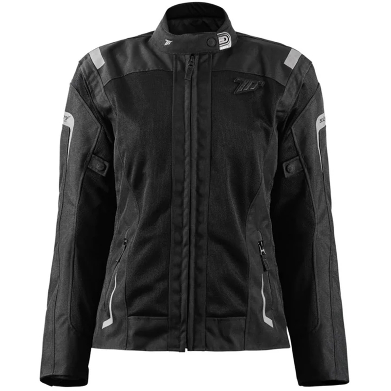 Dame motorcykeljakke Seventy Degrees SD-JT68 Sahara sort