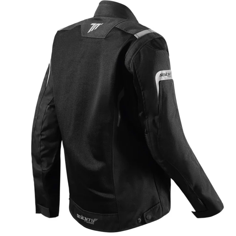 Dame motorcykeljakke Seventy Degrees SD-JT68 Sahara sort