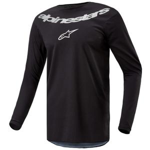 Alpinestars Fluid Lucent motocrosstrøje sort og sølv
