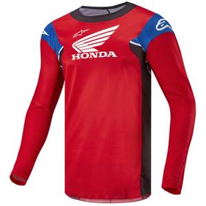 Alpinestars Racer Iconic Honda Collection Motocross-trøje Rød-Sort-Blå-Hvid