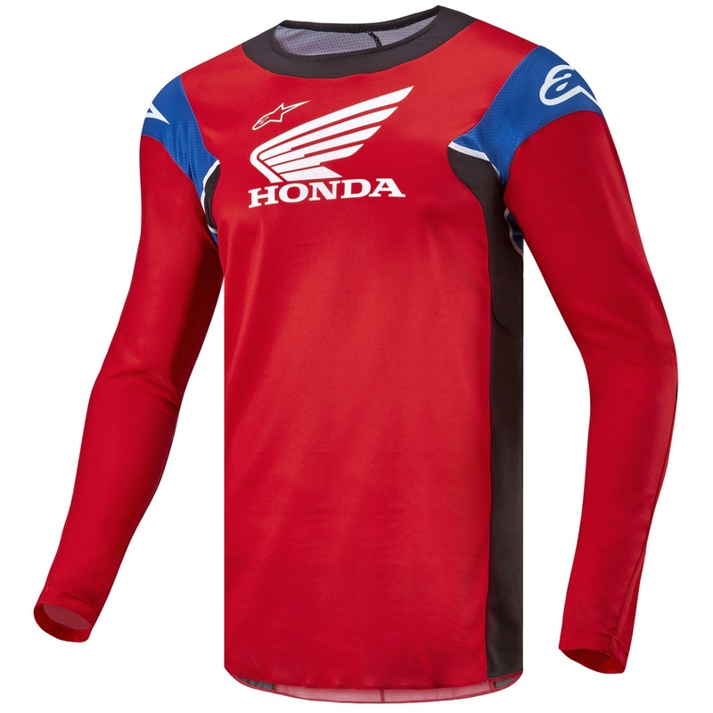 Alpinestars Racer Iconic Honda Collection Motocross-trøje Rød-Sort-Blå-Hvid