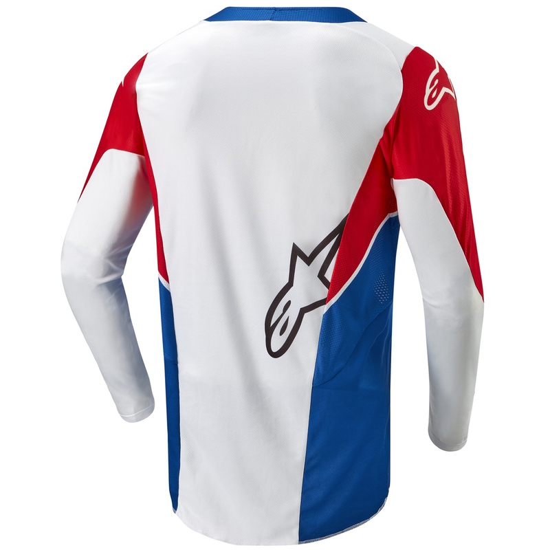 Alpinestars Racer Iconic Honda kollektion motocrosstrøje hvid-blå-rød-sort