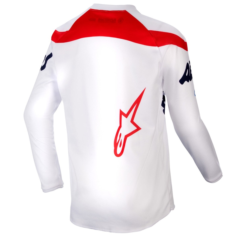 Alpinestars Racer Hana børne motocross jersey hvid-farvet
