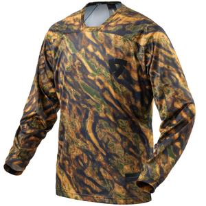 Motocrosstrøje Revit Emulsion brun-sort