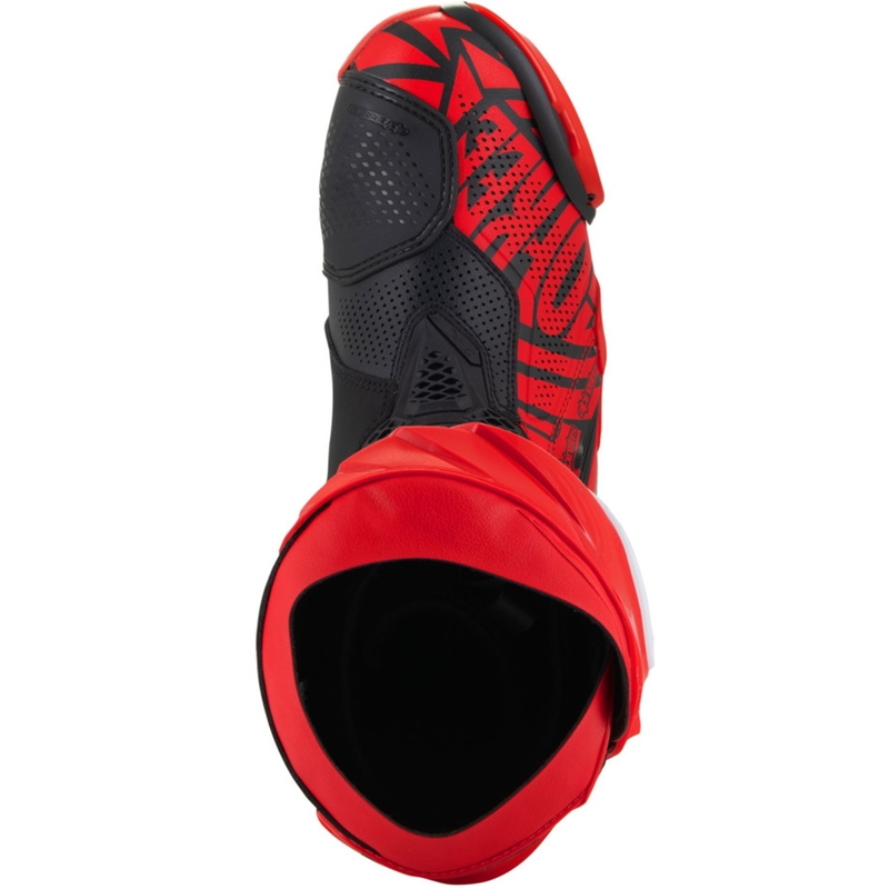 Alpinestars Supertech R Ventede motorcykelstøvler limited edition Francesco Bagnaia rød-sort