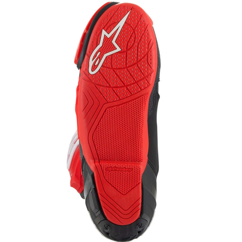 Alpinestars Supertech R Ventede motorcykelstøvler limited edition Francesco Bagnaia rød-sort