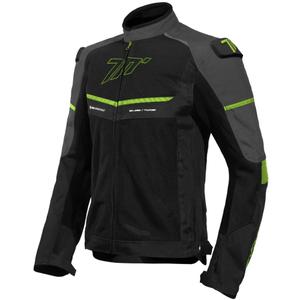 Motorcykeljakke Seventy Degrees SD-JR60 Thunder sort-fluo gul