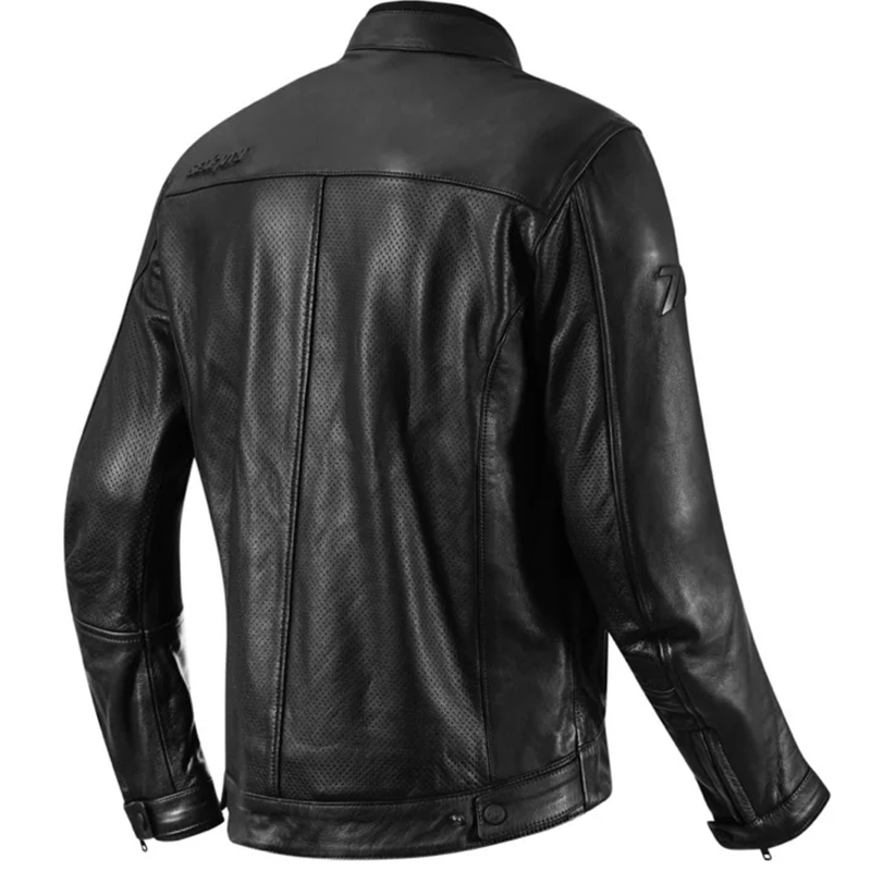 Halvfjerds grader SD-JL4 Legend klassisk læder motorcykeljakke sort