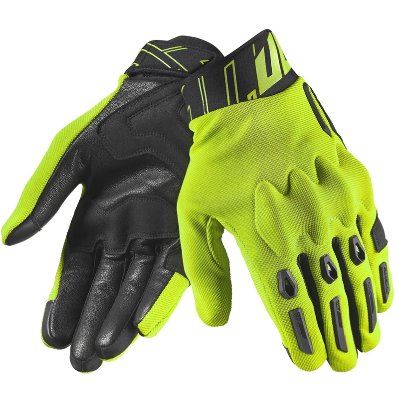 Motorcykelhandsker Seventy Degrees SD-N66 Fuldgas fluo gul